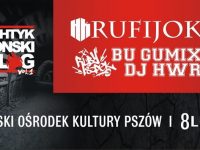 Plakat koncertu HK Rufijok i Ruby Szpek w Pszowie