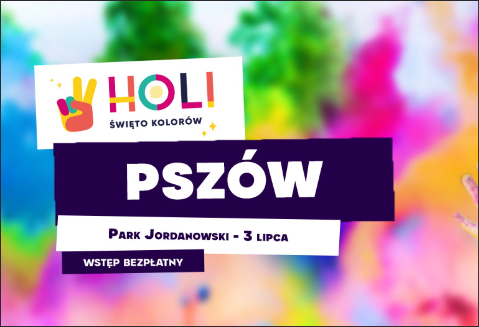 Holi Festiwal czyli święto kolorów w Pszowie.